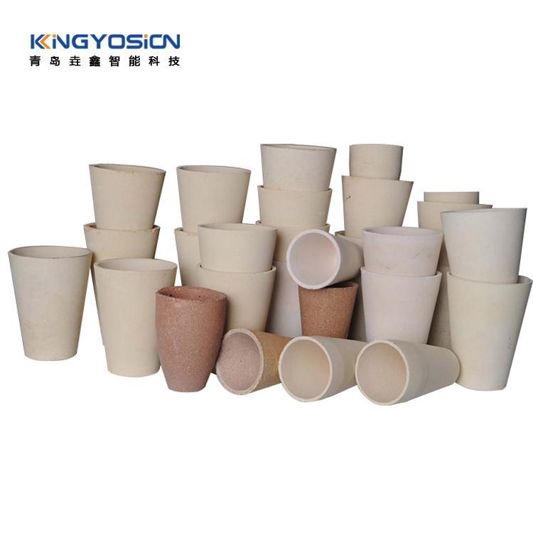 垚鑫科技 供应试金坩埚 粘土氧化铝材质 熔金 可定制