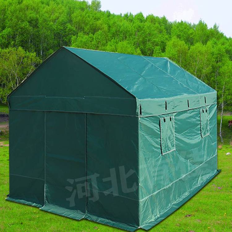 供应救灾帐篷户外标准12平米救援民政应急防雨露营防疫棉帐篷