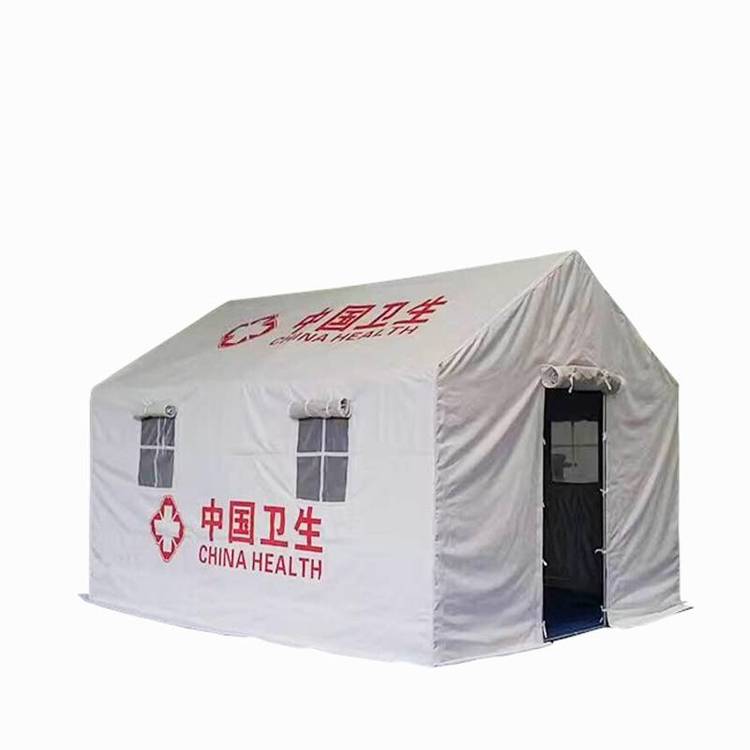 民政应急指挥班用连用宿营救灾帐篷定制 12平米防雨救援帐篷