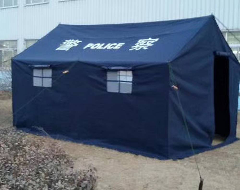 野外蓝天色保温救援充气帐篷户外防风防雨水加厚应急救灾防疫帐篷