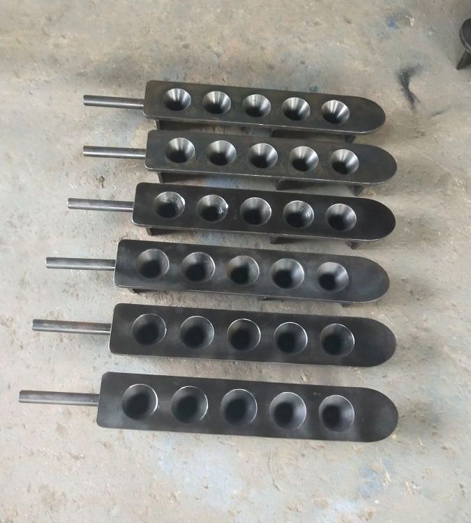 垚鑫科技火试金工具-五孔钢膜-钢膜倾倒车-坩埚叉-坩埚小推车