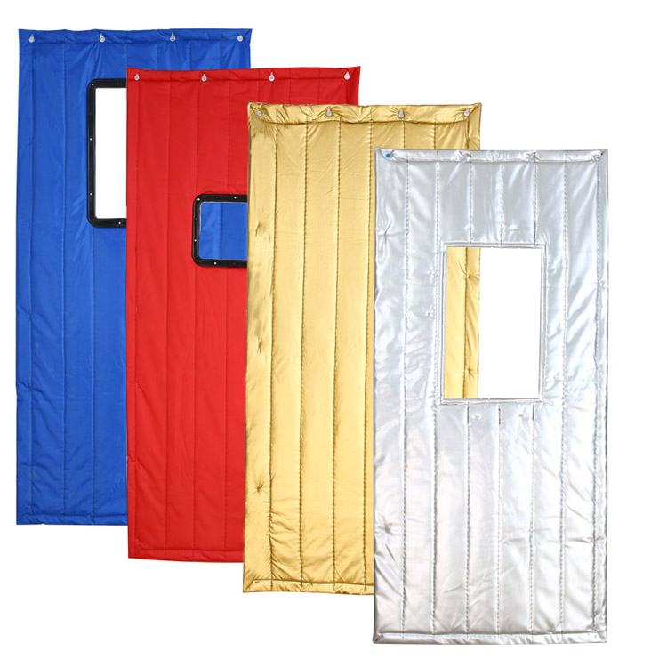 棉门帘冬季加厚 防风保暖保温隔音防寒 家用超市冷库 隔断门帘订制