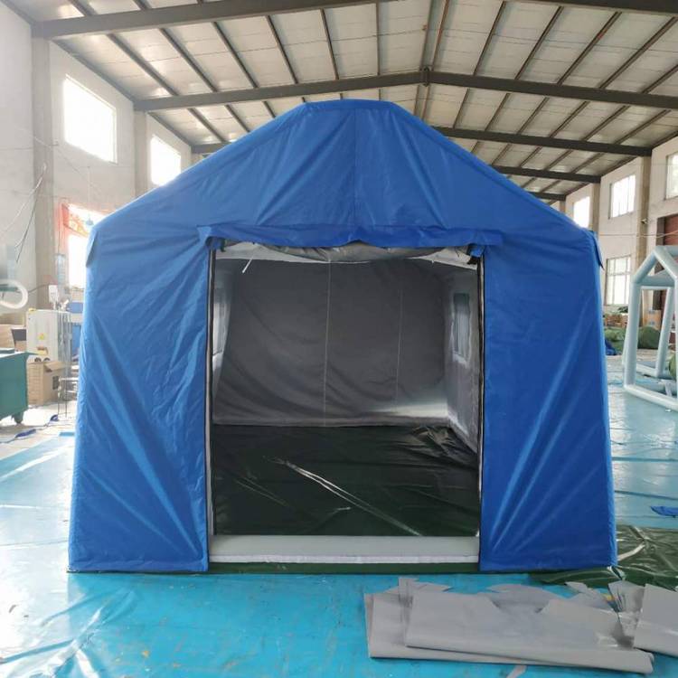 供应大型户外野营婚庆婚宴酒店充气帐篷 隔离测温负压