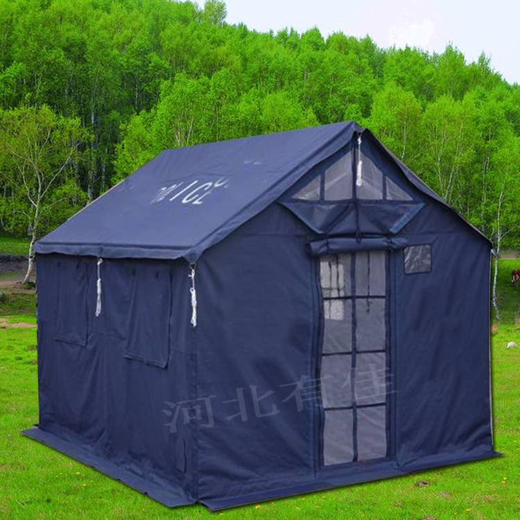 有佳供应民政救灾帐篷抢险救援12平米防疫指挥蓝色隔离测温篷房
