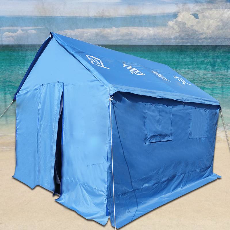 户外应急救灾帐篷12平米单棉防风防雨冬季加厚保暖现货速发易搭建