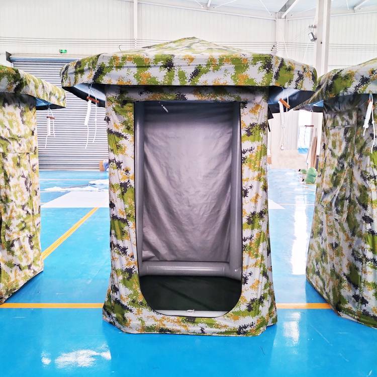 实力工厂 单人充气岗亭帐篷 双人户外遮阳站岗放哨防风遮雨篷