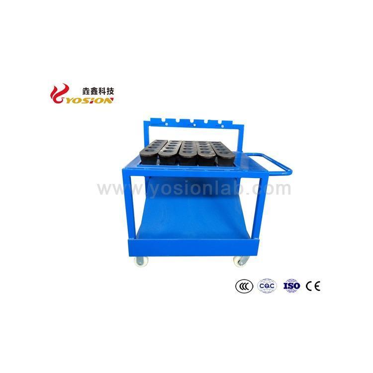 垚鑫科技 火试金工具 五孔钢膜倾倒车 压紧块加工