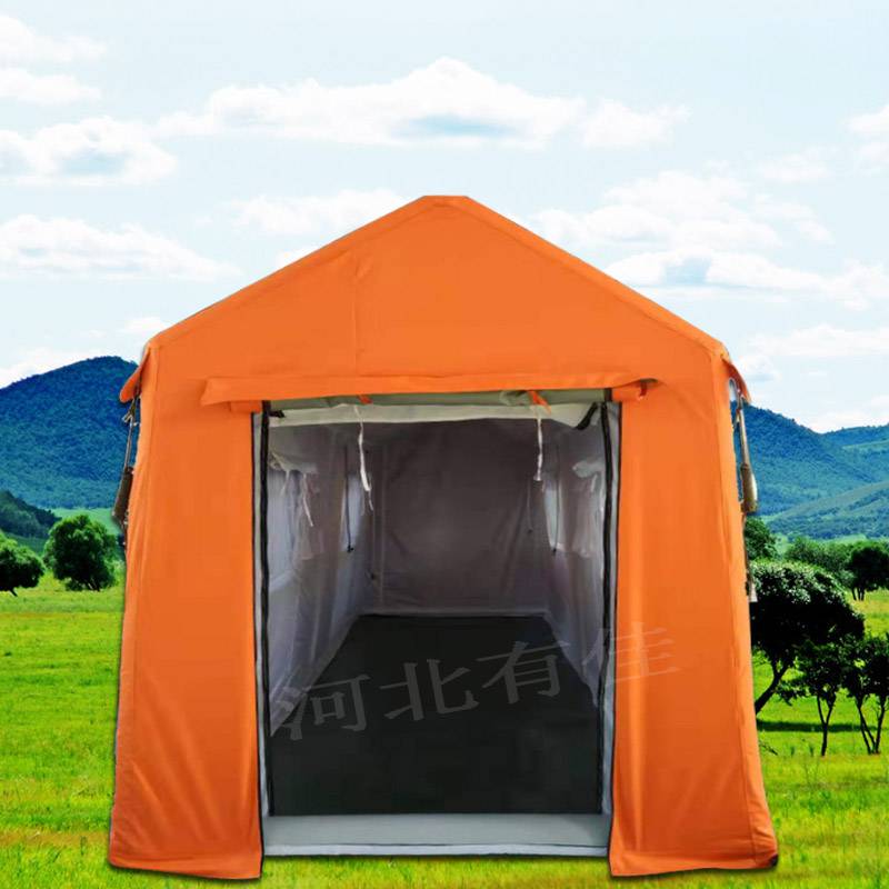 户外露营屋充气帐篷屋脊防雨小野餐速开便携式营地公园野营帐篷厂
