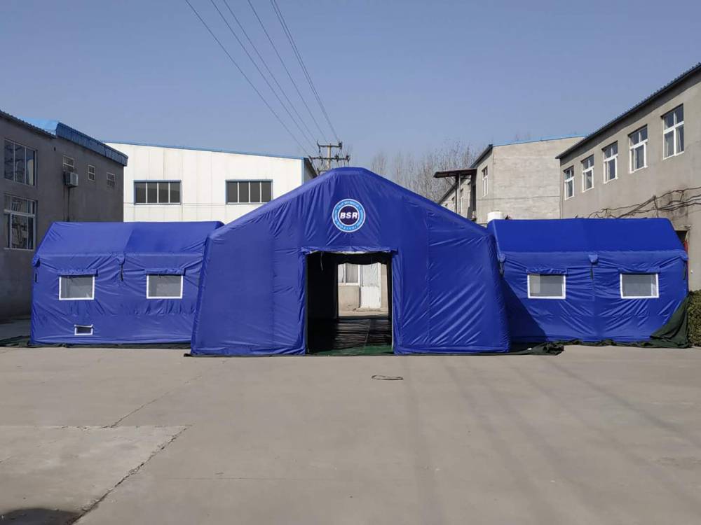 大型双人洗消充气帐篷系列保温指挥卫生测温打气篷房生产定制