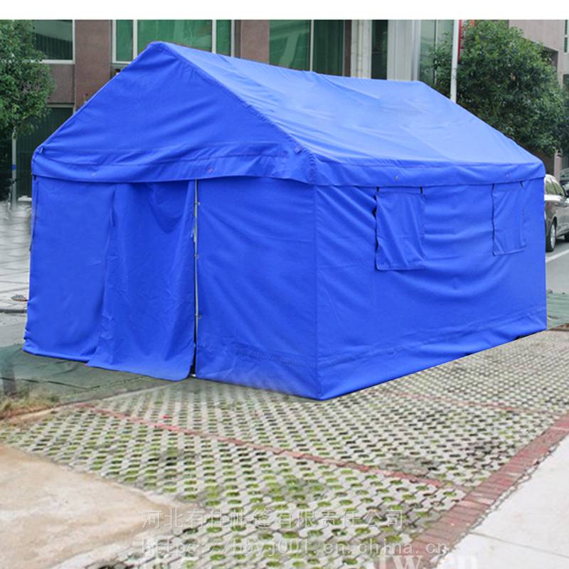 12平方米 民政救灾帐篷 3x4抗震应急单棉救灾防汛赈帐篷厂家批发