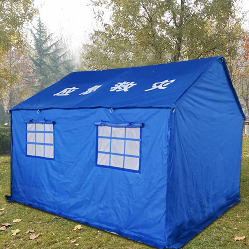 户外施工工程加厚帆布帐篷厂家野外民用工地防雨养蜂应急工程帐篷
