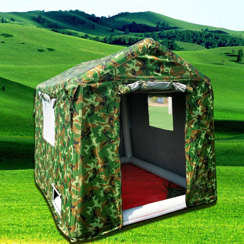 有佳 避难抢险户野外电力电网充气绿色工程施工地住宿仓储帐篷