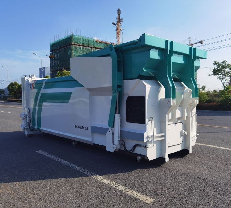 8-20方垃圾压缩站 智能移动垃圾箱 水平整体式垃圾中转站 锰钢材质