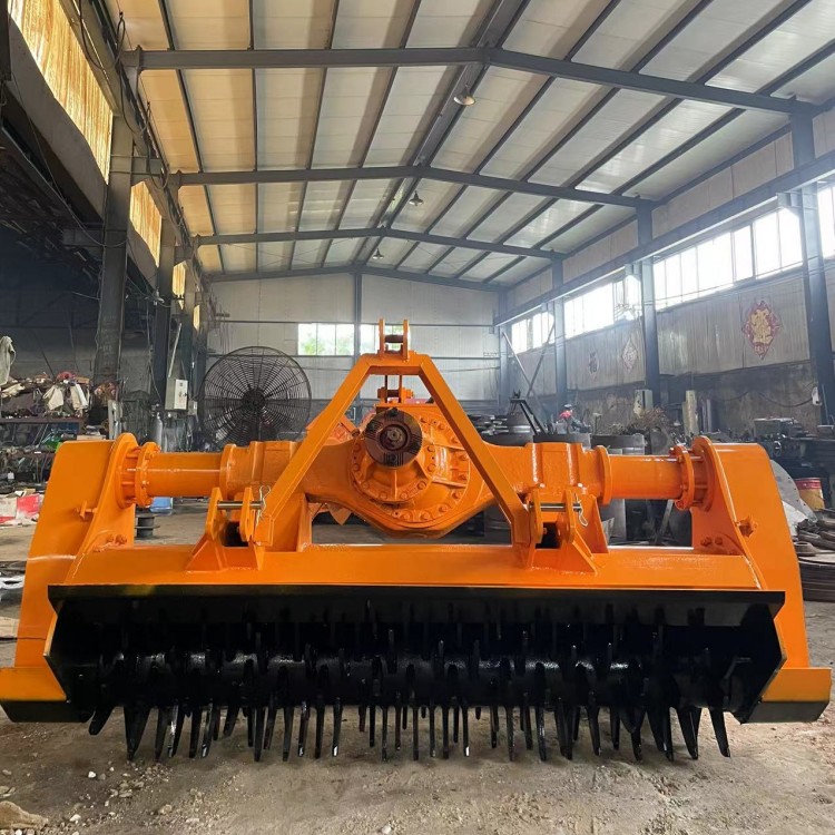 双边链条树墩打烂机 牵引式树根粉碎机 三排链条花椒树园林破枝机