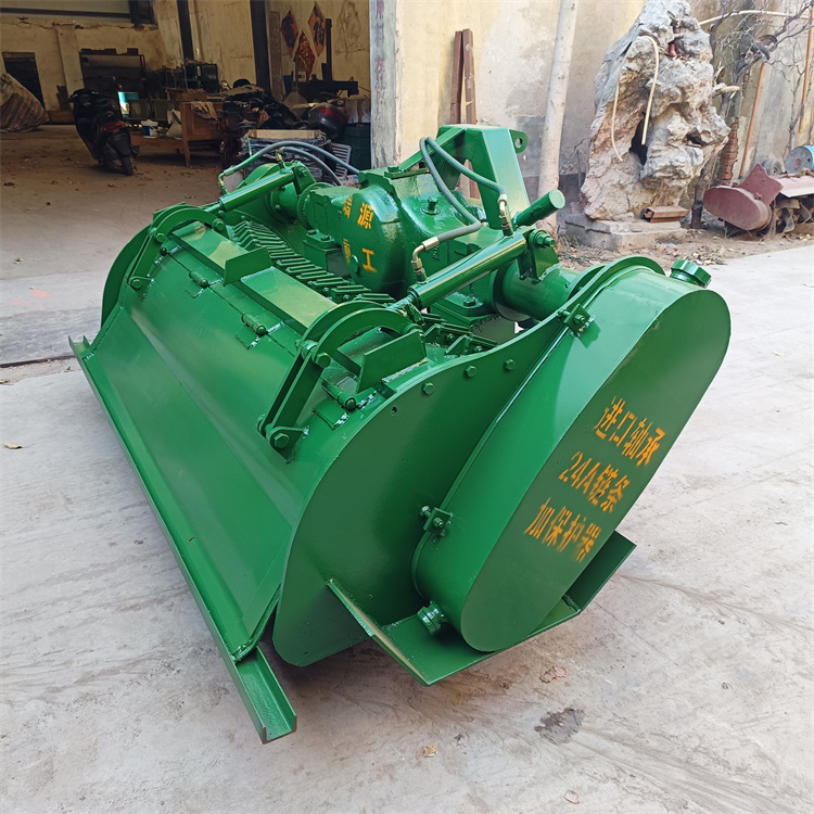 花椒树树根树枝粉碎机 退林还田树墩打烂机 1米宽树桩破碎机