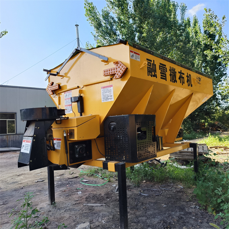 4立方道路融雪撒布车 路面养护除冰撒盐机 撒布均匀