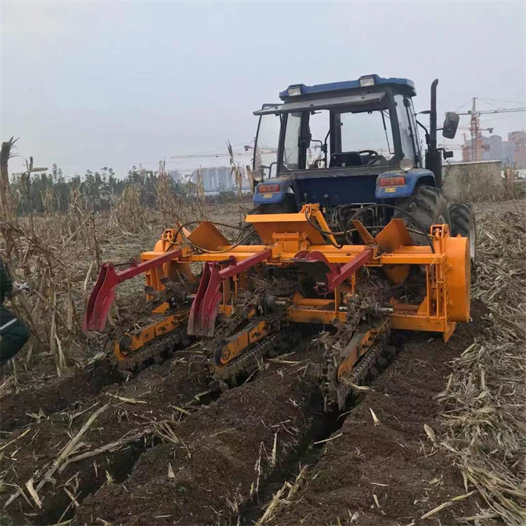 农用圆盘开沟机 工程电缆管道开槽机 水利灌溉挖沟机