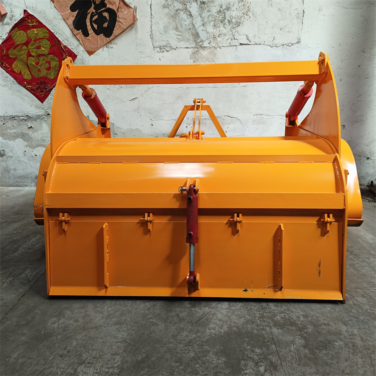 三排链条灰土拌合机 移动式公路拌灰机 鹅暖石风化路面破碎机