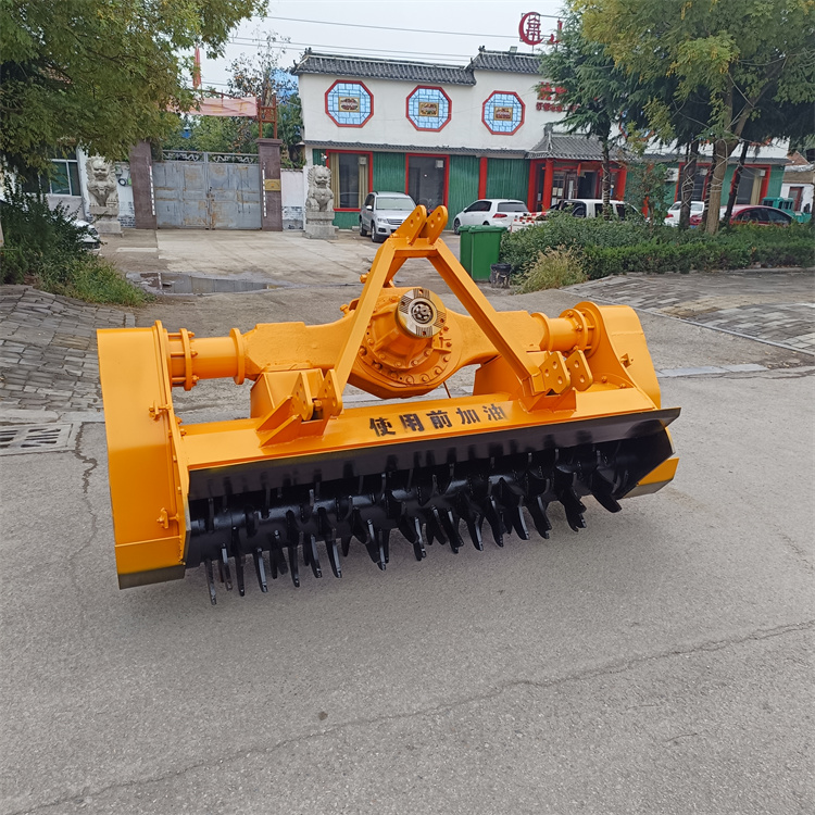 多功能树墩粉碎设备 1.8米树桩还田机 白皮松农用树枝粉碎机