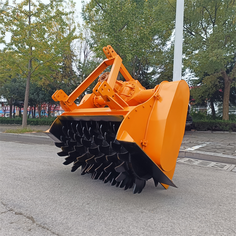 树墩子打碎机 杨树树根粉碎机 1.2米松树破碎机