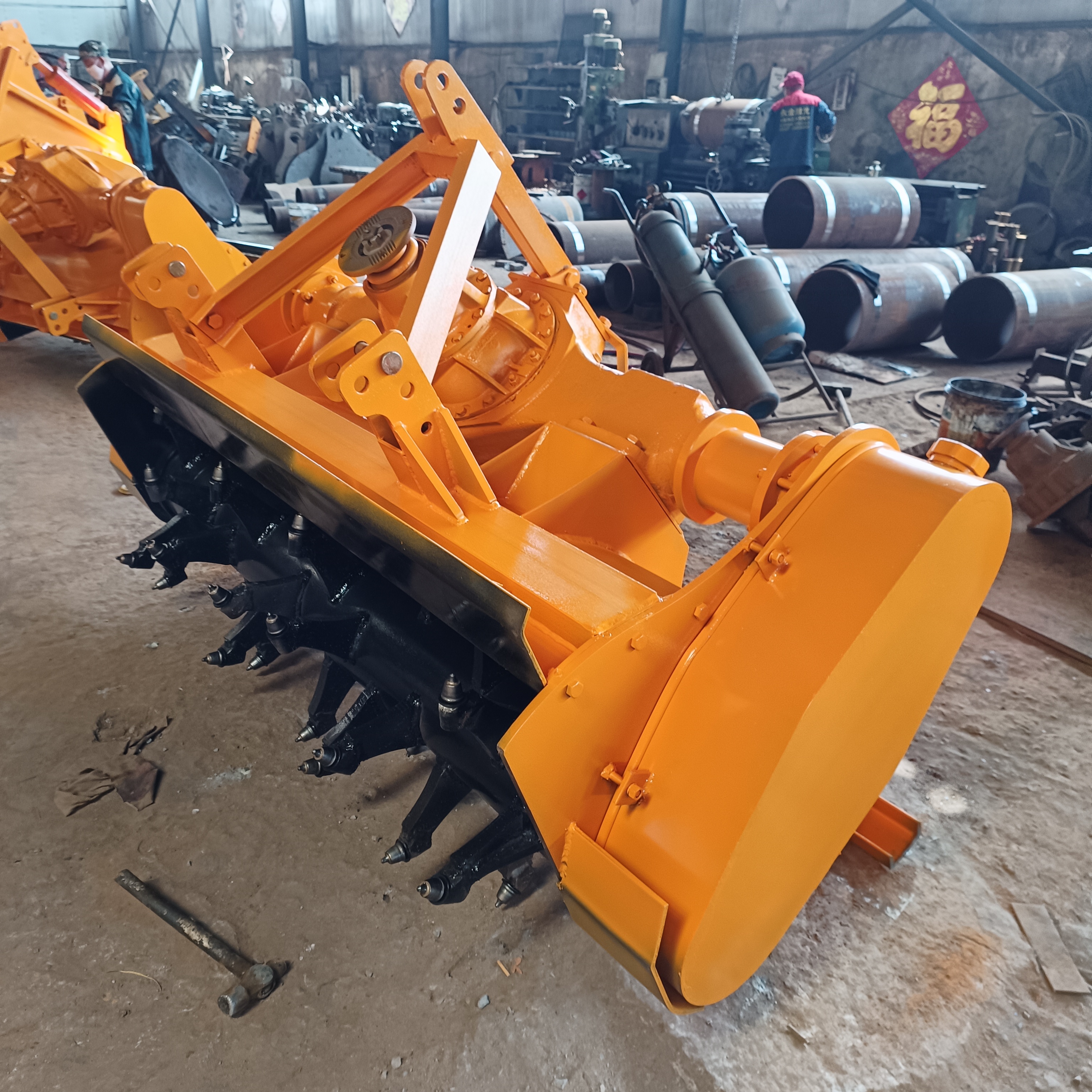 稳定土修路拌和机 后桥式路拌机 1.8米灰土拌合机