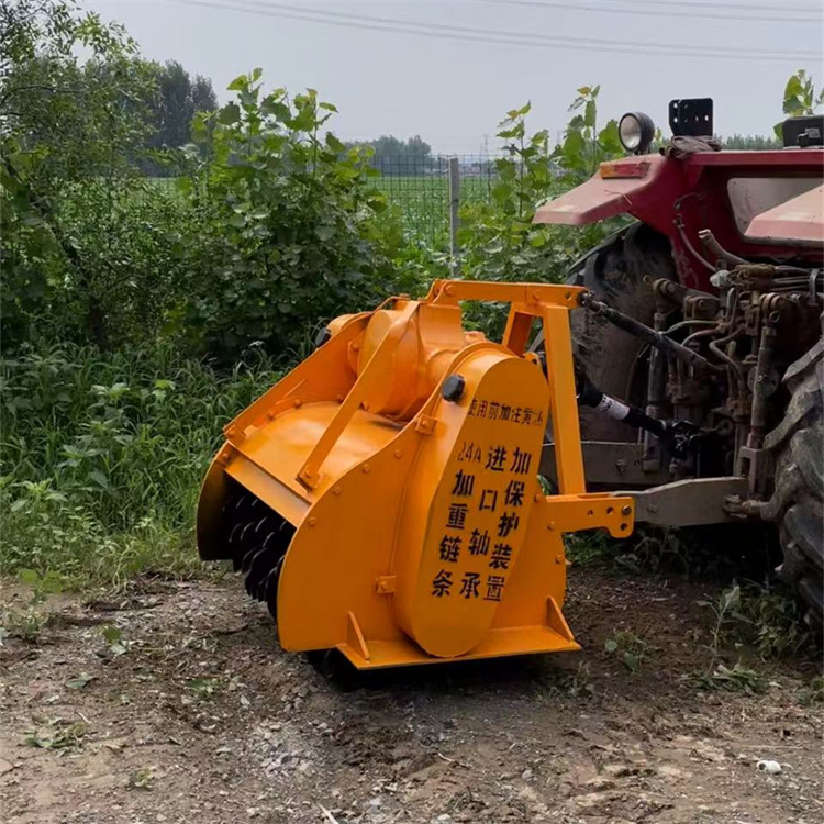 退林还耕树墩粉碎机 移动式树根破碎机 坚固抗用