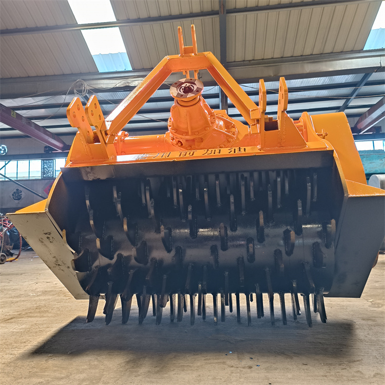 三点悬挂果园树根粉碎机 车载式树墩破碎机 退林还耕树木打碎机