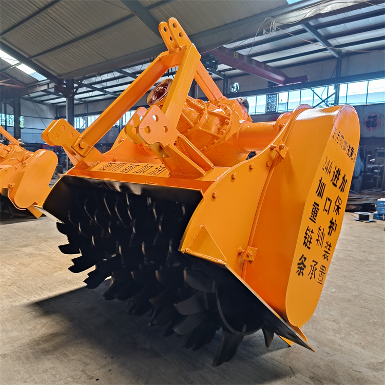 斯太尔后桥树根粉碎机 合金刀头花椒树破碎机 还田旋耕机