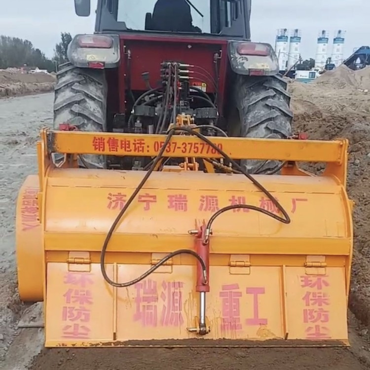 三排链条加强性后桥灰土拌合机 三七灰土拌灰机 工程路面路拌机