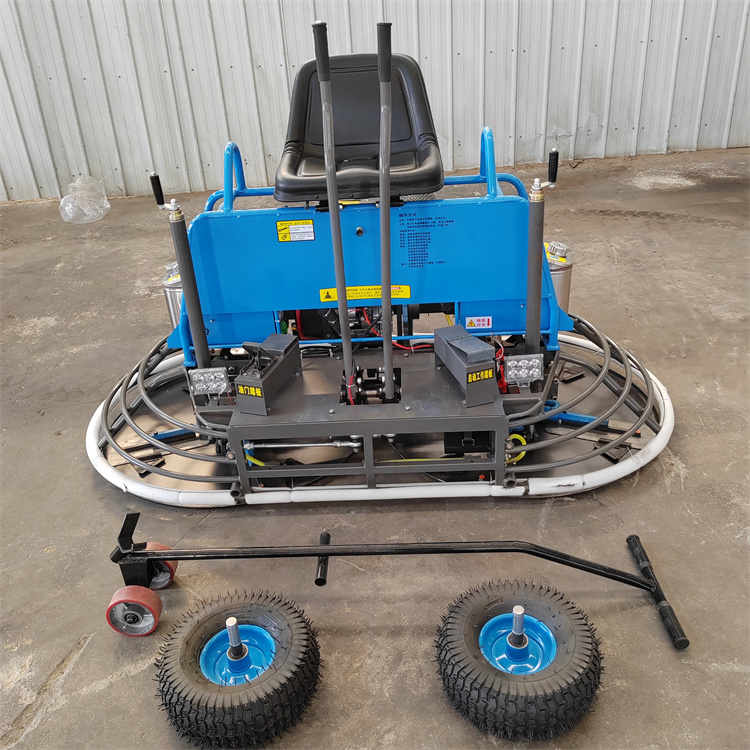 座驾式水泥双盘抹平机 多功能路面养护磨光机 电动收光机