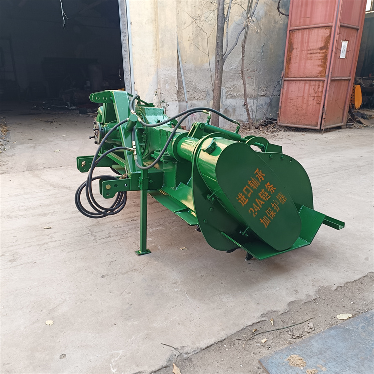 牵引式树根粉碎机 树枝树墩破碎机 1.2米树桩打碎机