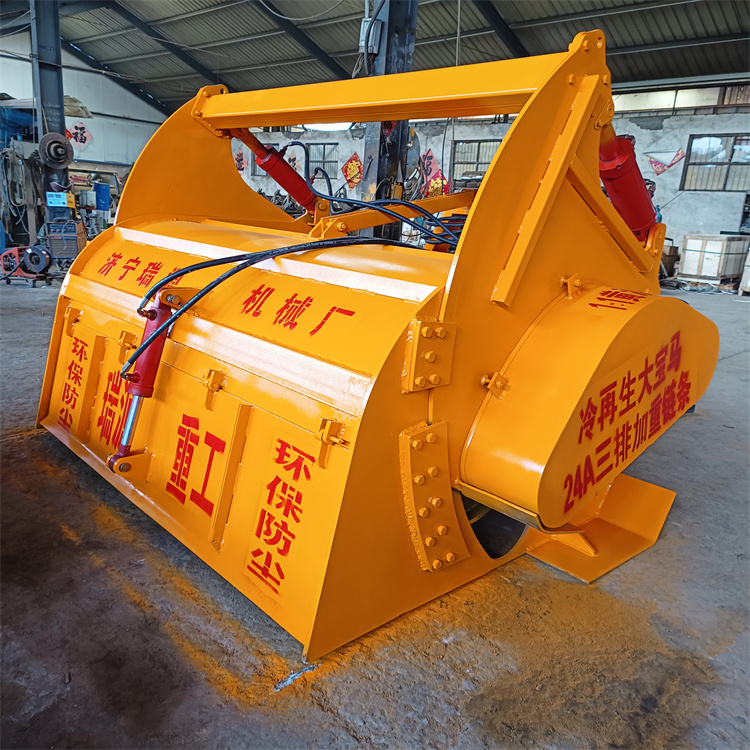 2米大型稳定土拌合机 拌灰机配件 后桥式公路拌和机