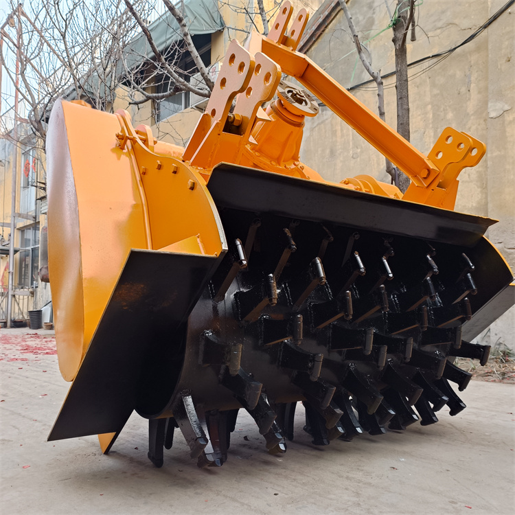 果园干湿树墩粉碎机 三点悬挂式后桥树根打碎机 车载式树桩破碎机