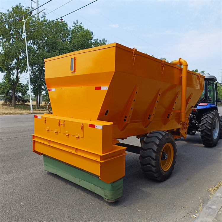 8方牵引式水泥撒布车 重汽改装白灰消解灰撒料车 撒灰机