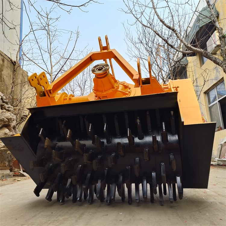 树根粉碎机 后置三排链条加强型树桩破碎机 树墩打树机