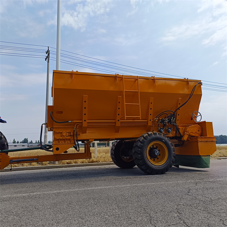 牵引式消解灰白灰撒布车 大型修路用撒灰车 道路粉料撒布机