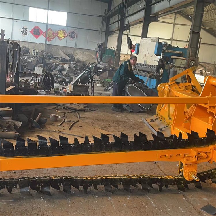 多功能工程链条开沟机 预埋管道开沟设备 使用寿命长