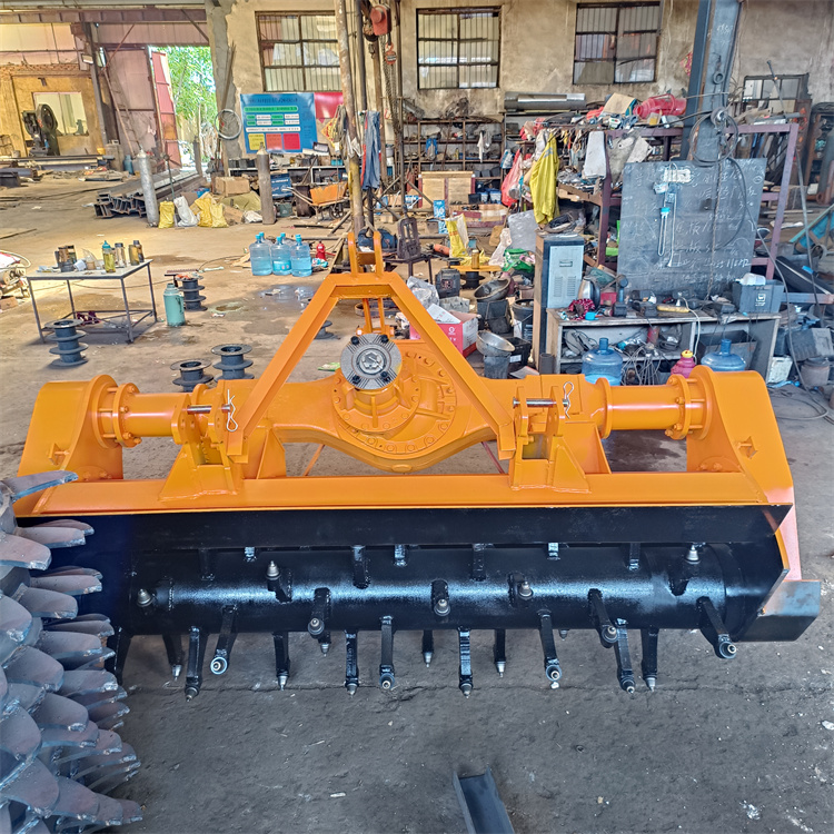 三排链条路面灰土拌灰机 小型头拌和车 牵引式路拌机