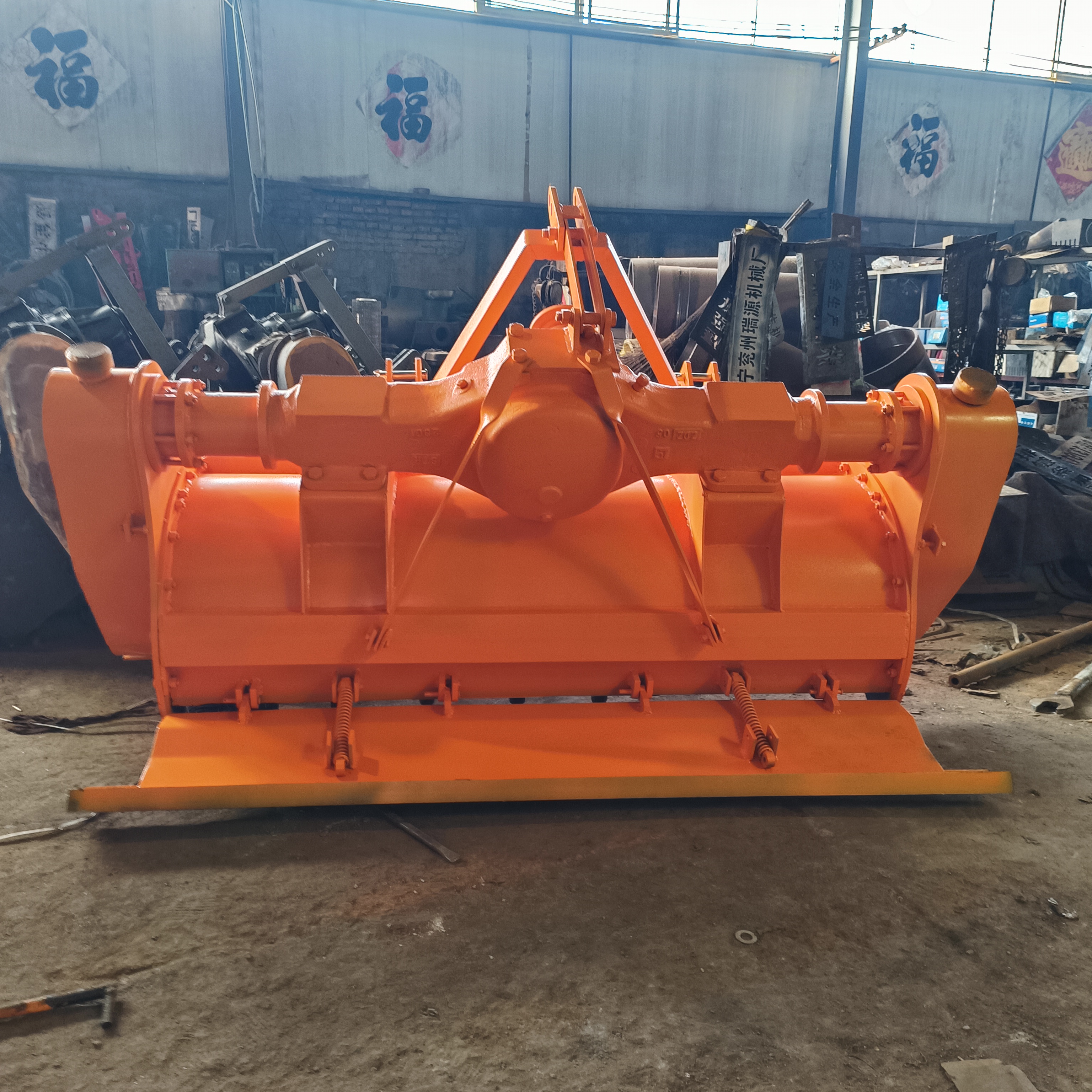 斯太尔后桥2米灰土拌和机 三排链条加强型路拌机 深度30公分拌灰机