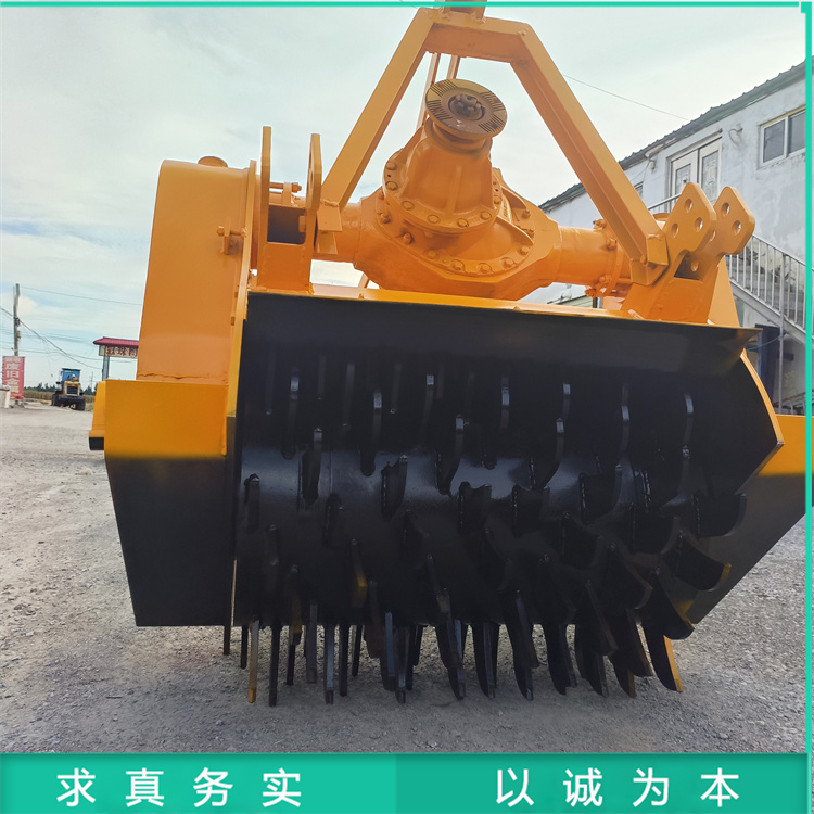 多用途农用地下树根粉碎机 牵引式树疙瘩打碎机 退林还耕设备