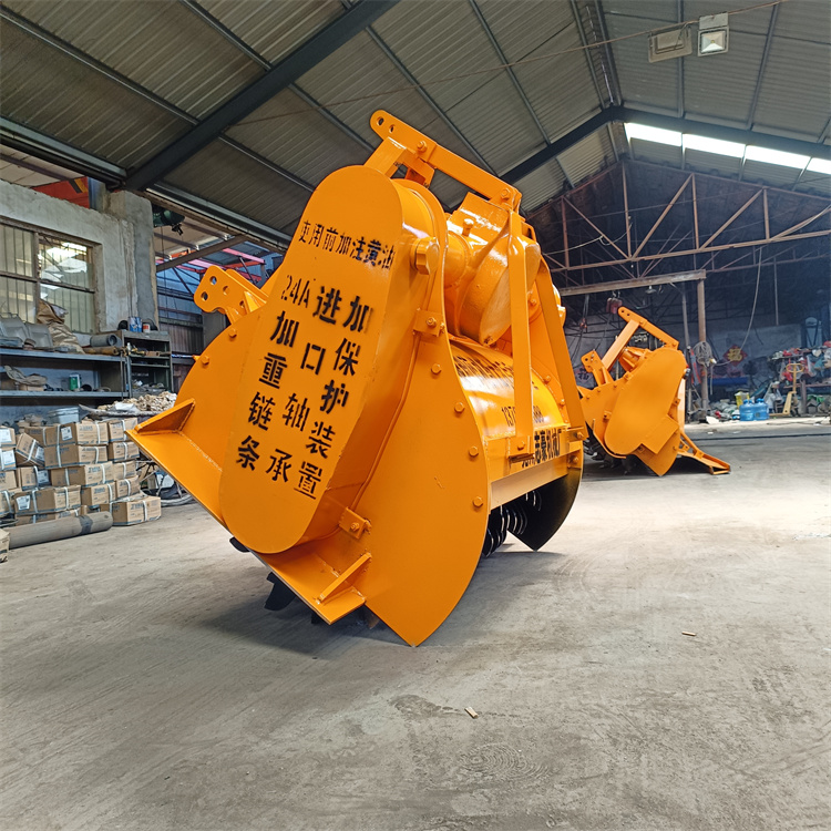 1.2米加大滚筒树根粉碎机 木墩树枝打碎机 瑞源1米后桥打树机