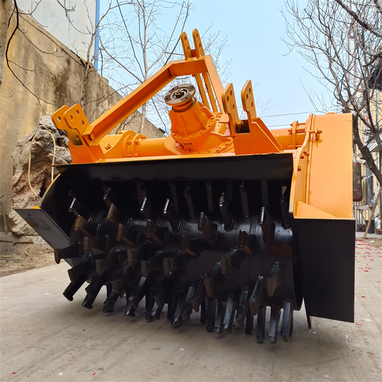 退林还耕树根粉碎机 果园树枝树墩打树机 1.2米还田打碎机