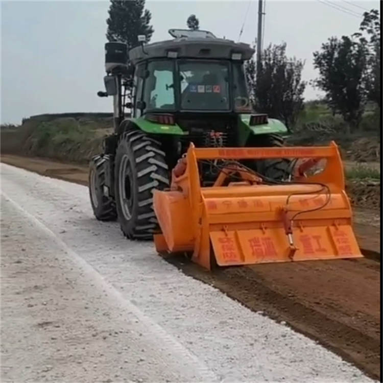 加强型三排链条三七灰土拌合机 三点悬挂式路拌机 路基拌灰机