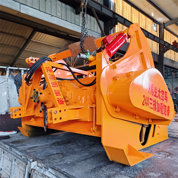 牧场拌合牛粪 斯太尔后桥拌和机 牵引式冷再生灰土拌合机 2米路拌机