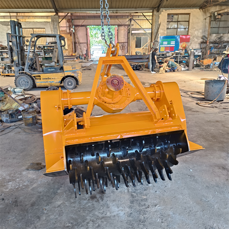 牵引式树根粉碎机 小型1米树墩撕碎机 退林还耕粉碎效果好