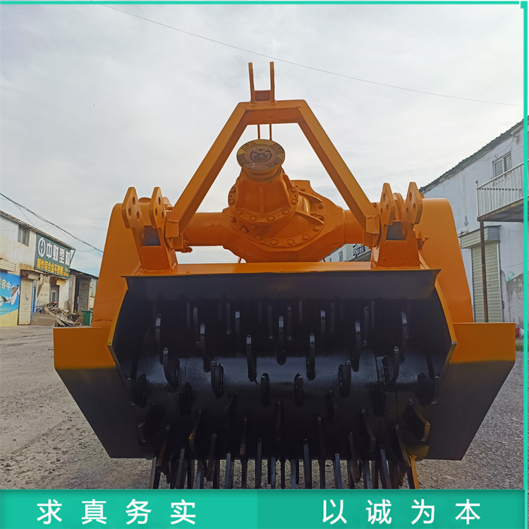 大马路树桩破碎机 1米树疙瘩撕碎机 后置果园树木打碎机
