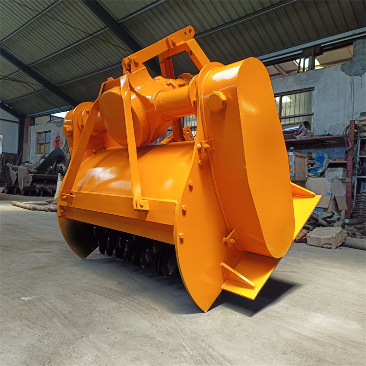 20直径树墩打碎机 树根粉碎还田机 滚筒式树桩粉碎机