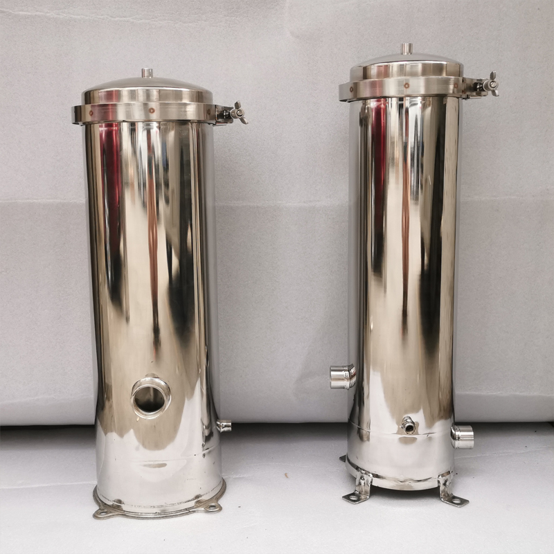 20寸3芯304不锈钢过滤器 工业净水设备预处理前置保安过滤-器供应