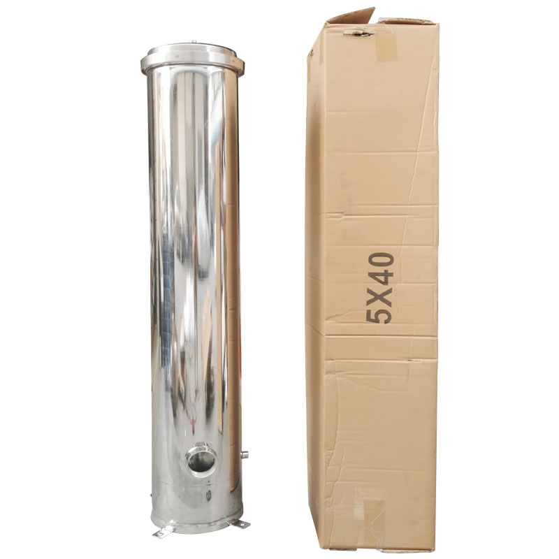 40寸5芯不锈钢过滤-器 家庭用水处理去除自来水杂质保安过滤器