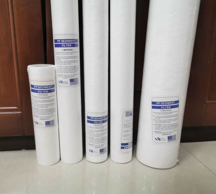 20寸10um工业净水滤芯pp棉芯 天然水处理过滤器1吨/小时熔喷滤-芯